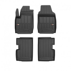 Tapetes de borracha 3D Fiat 500 Restyling 2013–atualidade