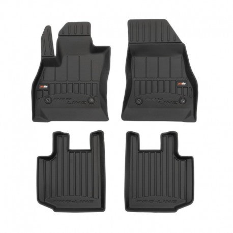 Tapetes de borracha 3D Fiat 500L 2012–atualidade
