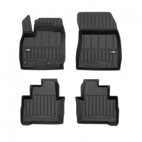 Tapetes de borracha 3D Nissan Qashqai J12 SUV 2021–atualidade