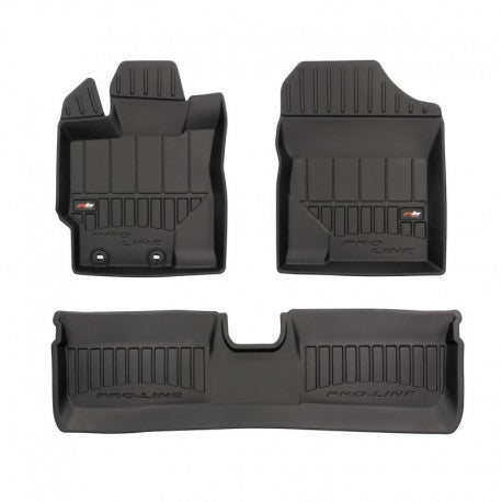 Tapetes de borracha 3D Toyota Yaris 3 ou 5 portas 2011–2017