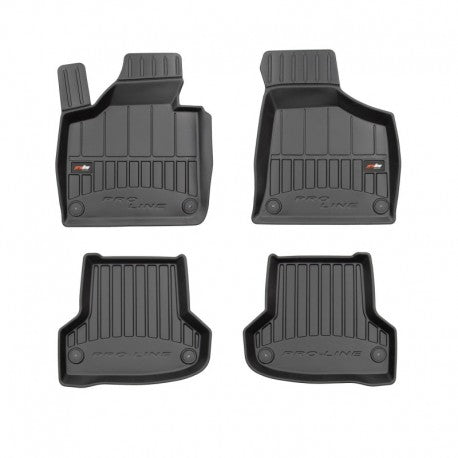 Tapetes de borracha Premium 3D para Audi A3 8P Hatchback 3 portas 2003–2013