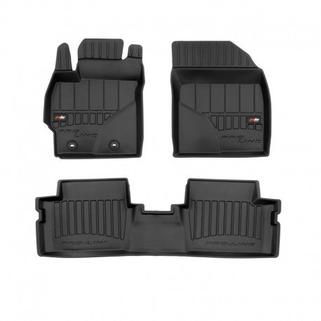 Tapetes de borracha 3D Toyota Auris 2007–2010