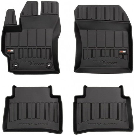 Tapetes de borracha 3D Toyota Corolla Touring Híbrido 2018–atualidade